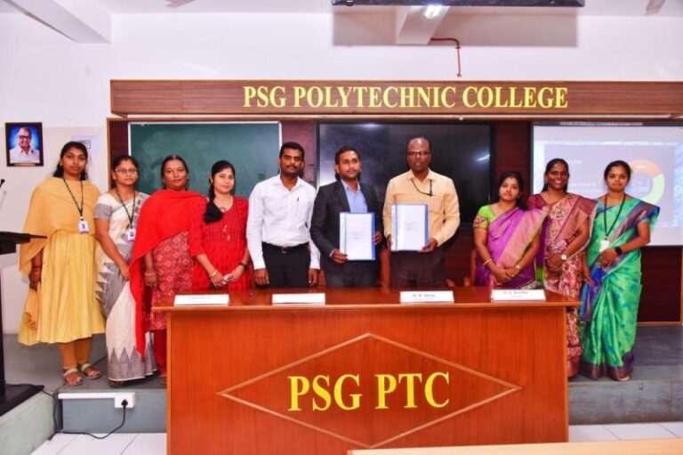 PSG polytechnic and Maxbyte signed MoU on VR, AR & Mixed XR technologies